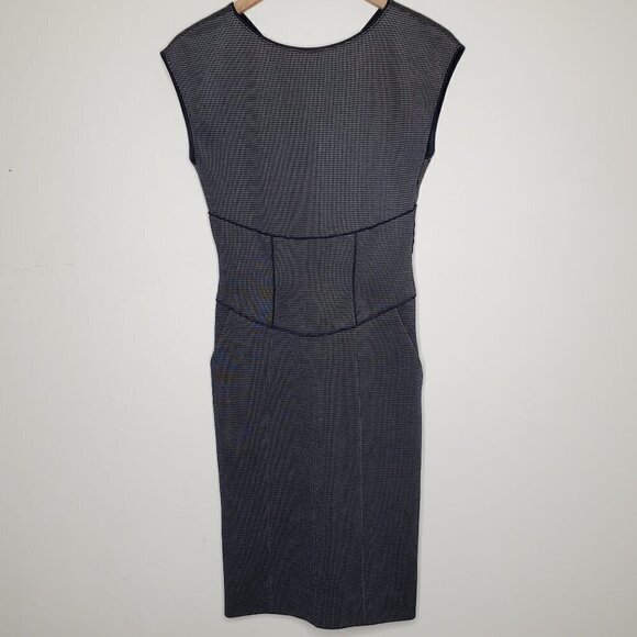 Giorgio Armani Fitted Textured Midi Dress, sz 38 - Picture 1 of 7